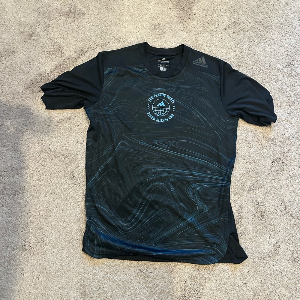 Adidas Men’s End Plastic Waste Own the Run Shirt (M)